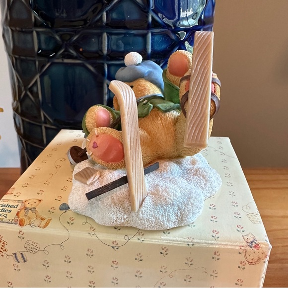 Cherished Teddies Spencer Snow Skiing Figurine - Picture 4 of 7
